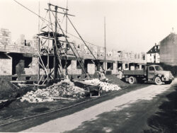 Baustelle der WFD im Jahr 1956